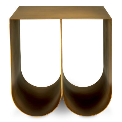 Side Table Rafaello Brushed Brass Finish