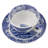 Spode Blue Italian Jumbo Cup & Saucer 20 Oz