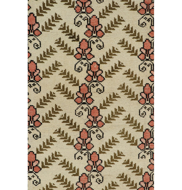 One-of-a-Kind 5'2" x 8'7" Hand Knotted Area Rug