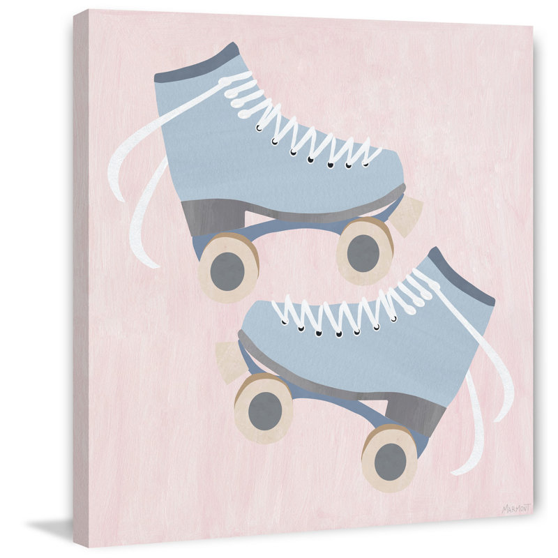 «Briganti Four-Skate Shoes», reproduction encadrée, H 18 po x l 18 po x 1,5 po
