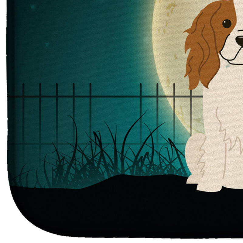 Tapis de séchage cavalier épagneul halloween halloween