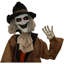 Beyond the Graveyard Haunted Hill Farm 5,25 pi Tombeau debout animatronique, intérieur ou extérieur couvert