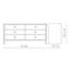 Wesley 6 - Drawer Dresser