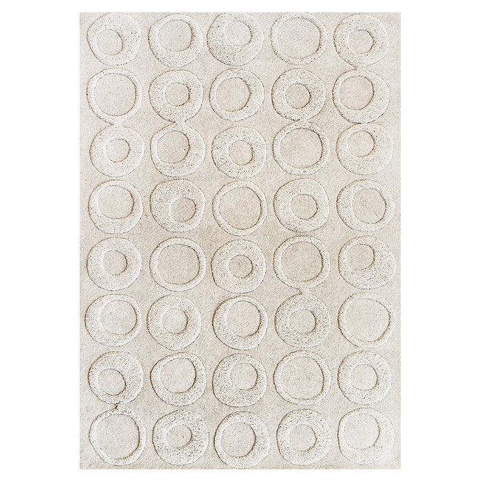 Tapis ivoire Jacieon SoBe, 5' x 8'