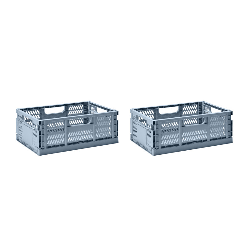 Caisse moderne pliante, Bleu