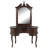 Queen Anne Vanity and Mirror Set