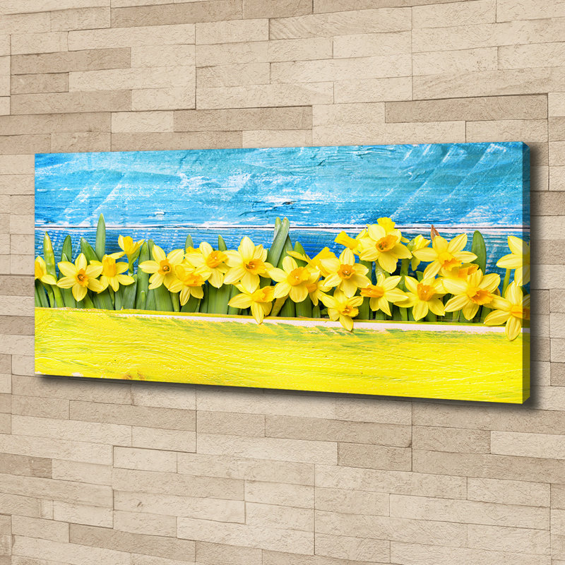 Daffodils - Wrapped Canvas Print