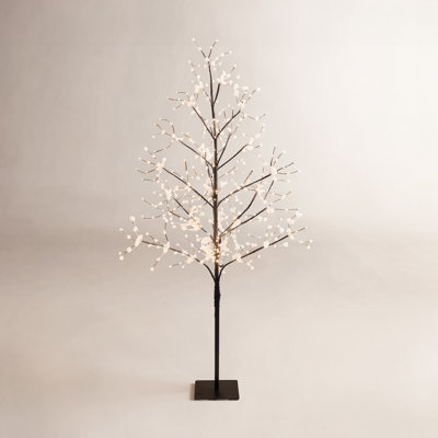 Black Fairy Light Tree