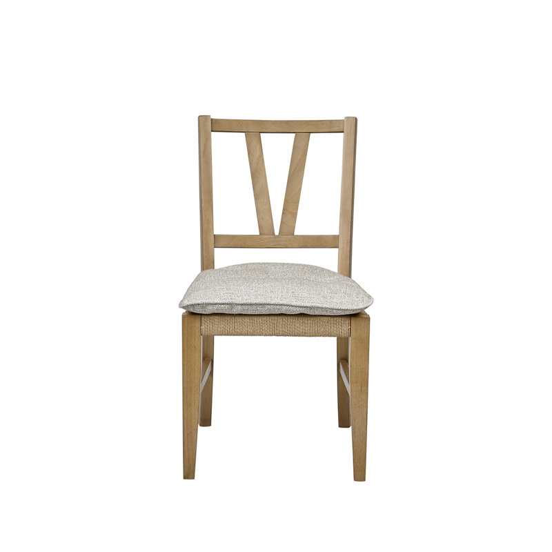 Chaise à dossier à lattes (ensemble de 2)