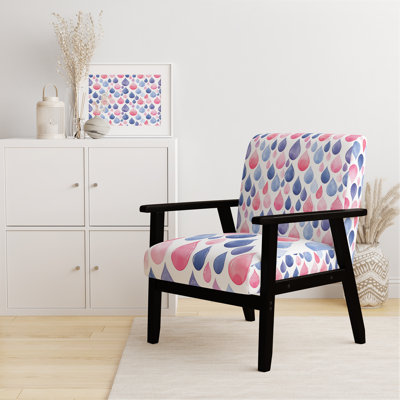Chaise rembourrée Paisley - Fauteuil Teardrops