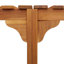  Hot Tub Surround Brown 252 X 112 X 55.5 Cm Solid Acacia Wood