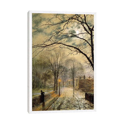 A Moonlit Stroll, Bonchurch, Isle Of Wight, 1878 by John Atkinson Grimshaw - Painting on Canvas