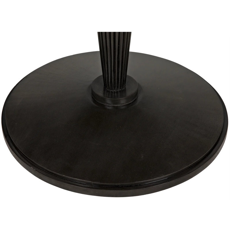 Granada 39" Black Mahogany Round Dining Table