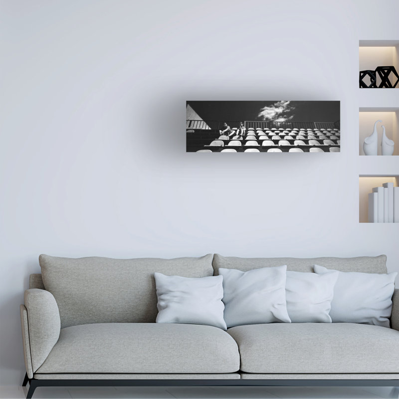 Art sur toile Sorin Vidis Oina, H 10 po x l 32 po