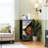 4 Drawer Dresser for Bedroom, Narrow Chest of Drawers, Wooden Top and Study Iron Frame 18"x37.5"-(WxH)
