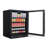 Newair 24" Beverage Refrigerator 177 Can Capacity, Black Stainless Steel Fridge with Built-in Cooler and Glass Door
