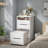 Ellingson 3 In 1 Vanity Desk With Plip Top Mirror, Small Make Up Vanity Set With Visible Glass Desktop