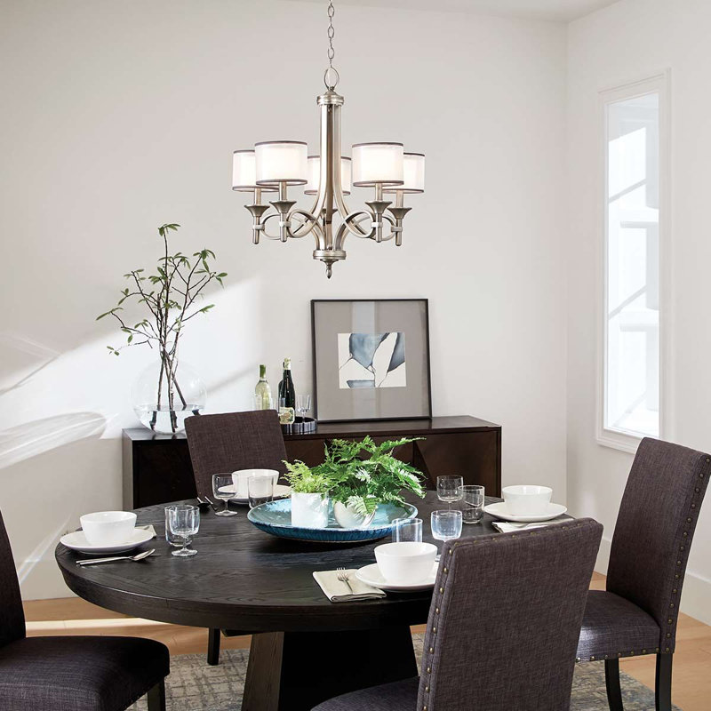 Eisen 5-Light Shaded Chandelier