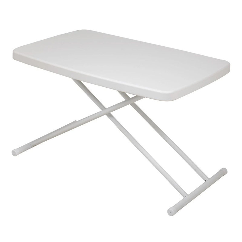 Harla 29.92'' Rectangular Adjustable Folding Table