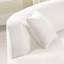 Ensemble de 2 pièces de canapé de salon de luxe de style moderne recouvert de tissu d'ameublement courbé-687478029