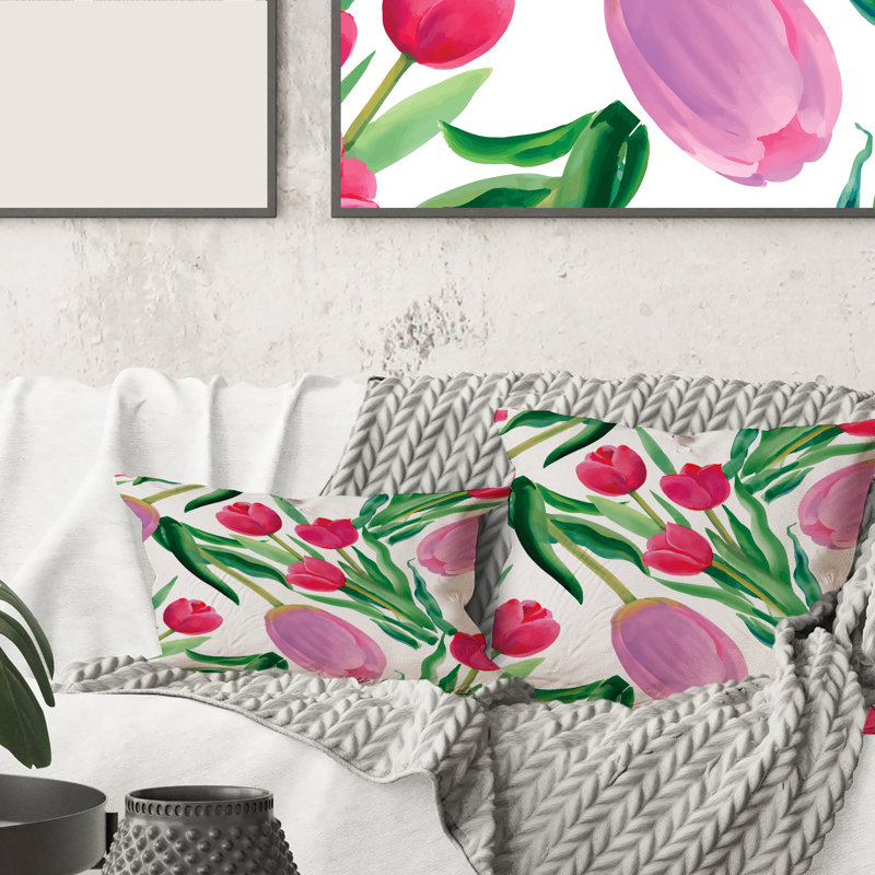Floral Throw Pillow