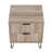 20" Fluted Nightstand  (2-Drawer)-1565994424
