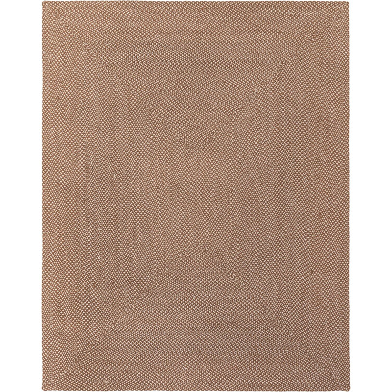 Tapis contemporain brun clair Natura, Rectangle 7 pi 10 po x 10 pi