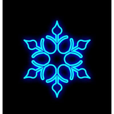 Figurine lumineuse flocon de neige