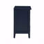 Table de chevet 3 tiroirs - Bleu minuit
