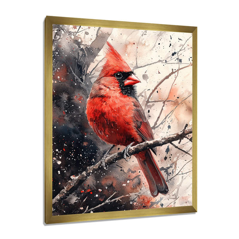 Krupp - Animals Wall Art Prints, H 44 po x l 34 po, Avec cadre, Doré