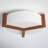 Ernie Linen LED Flush Mount