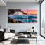 Ensemble de 3 impressions sur toile, "Scenic & Cityscapes Ocean Waves Crash Against Rocky Shoreline"-2007138249