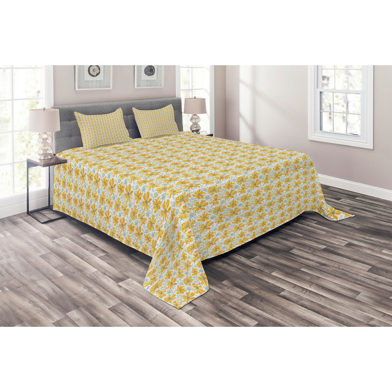 Coverlet, King Bedspread + 2 Shams