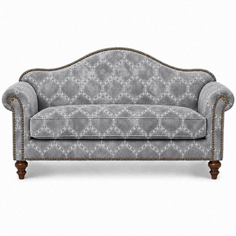 Medallian Velvet | Eliza Fabric, Charcoal