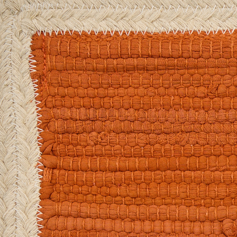 Nimue Runner No Pattern 60% Cotton/40% Polyester Table Runner, Orange