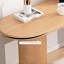 Bureau rectangulaire en bois massif Burlywood
