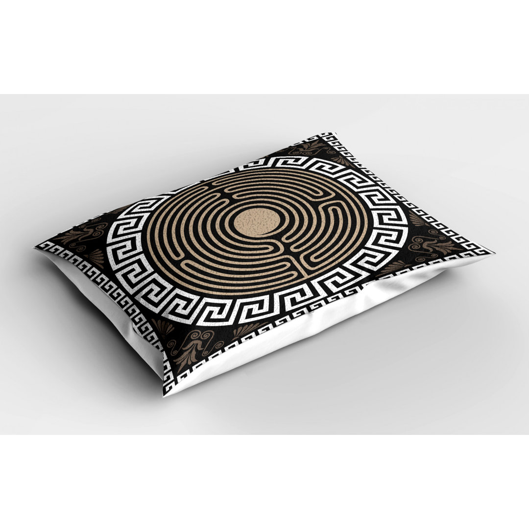 Brown Polyester Microfiber Piece Sham Ambesonne