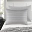 Ensembles de literie moderne simple TG, édredon en polyester avec coussin décoratif, gris