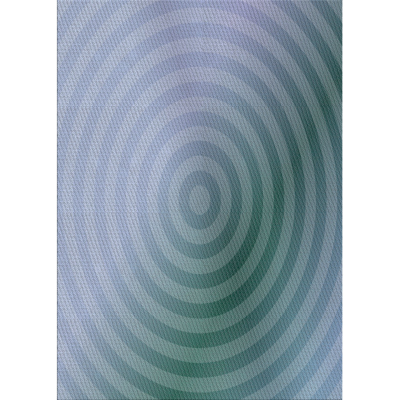 Tapis de zone gris en laine touffeté à la main Pancoast