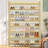 Long 4 Tier Shoe Rack For Closet Metal Wide Shoe Organizer For Entryway, Bedroom, Floor, Holds 30 Pairs Men Sneakers Stackable Shoe Storage Shelf With Wire Grid-421165897-453034448