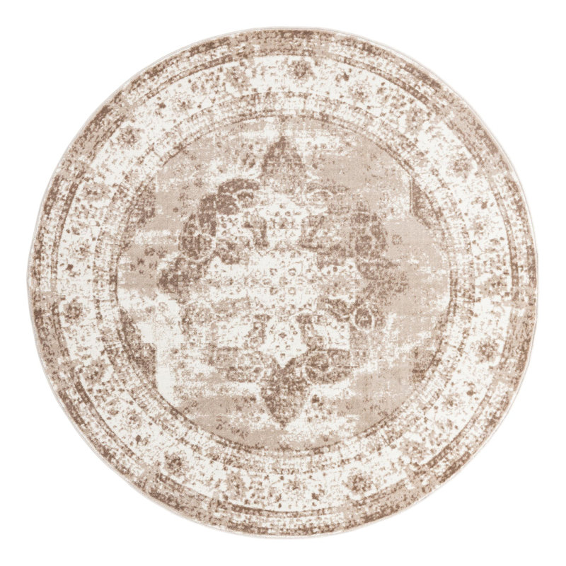 Coblitz Oriental Indoor Rug, Round 7'1"