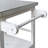 Outdoor Kitchen Island Fir Wood Prep Station Lockable Kitchen Cart With Stainless Top, Ample Storage Space, Towel And Spice Racks For Patio And Outdoor-2051408430