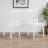 Jordan Solid + Manufactured Wood White Finish Dining Chair, 35.47'' H X 17.21'' W X 19.13'' D