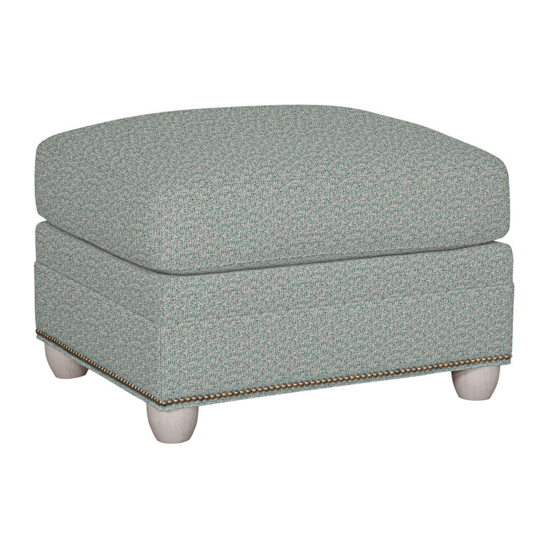 Fairgrove Upholstered Ottoman, Worthy Snow, Dove Gray, Yes