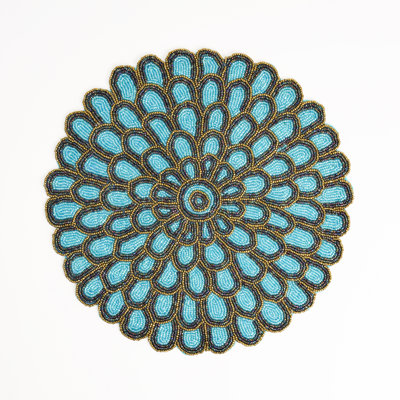 Floral Beaded Placemat