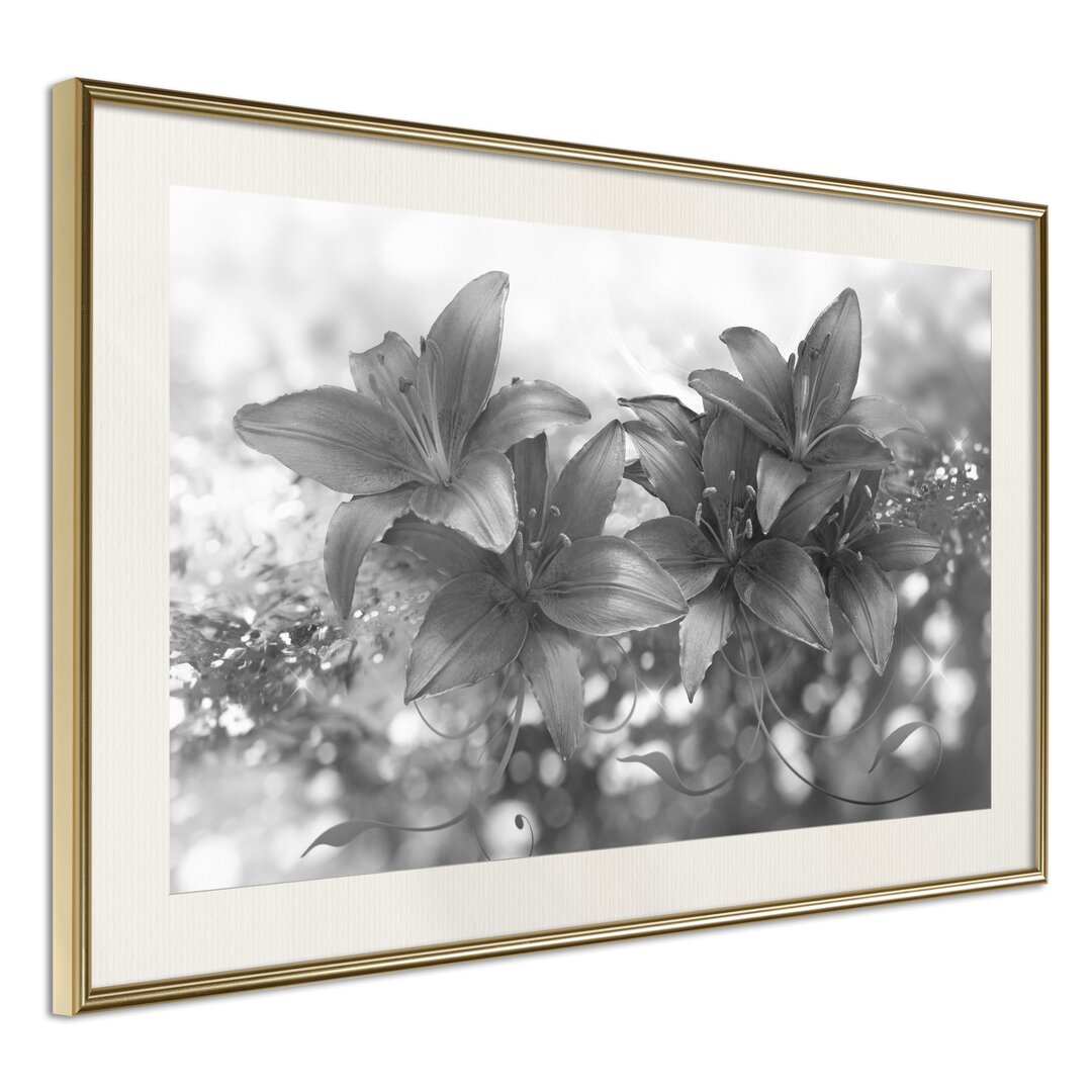 Gerahmter Fotodruck Dark Lillies