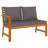 Wood Patio Dining Set with Rectangular Table-407891630