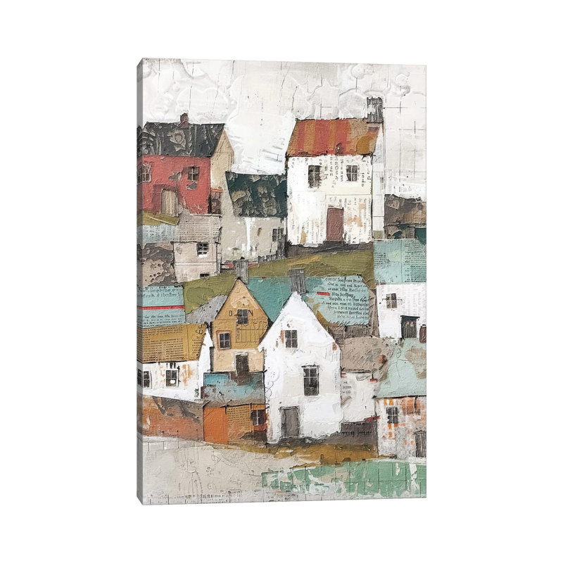 Colorful Coastal House XII by Willow Studio - Wrapped Canvas Gallery-Wrapped Canvas Giclée, 66.04 cm H x 45.72 cm W