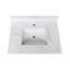 Plateau de meuble-lavabo en quartz de qualité supérieure avec lavabo encastré et résistance aux taches