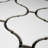 Porcetile 11.03 in. x 9.69 in. Arabesque Matte Porcelain Mosaic Wall and Floor Tile-36931439